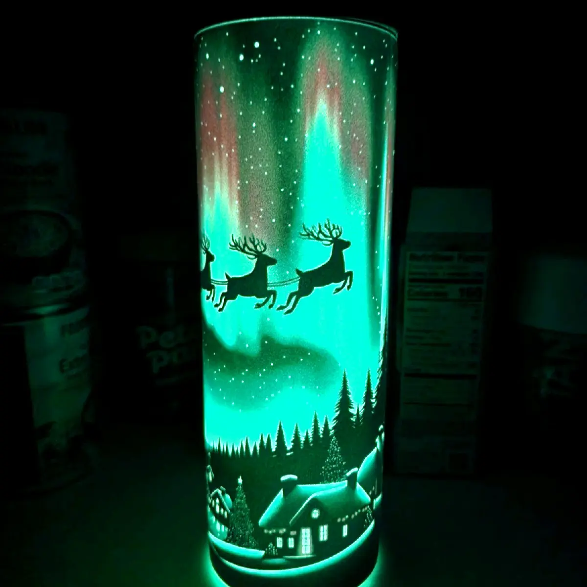 Santa's Sleigh Tumbler 20oz Drinkware