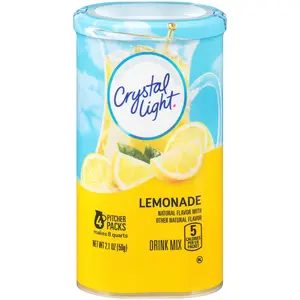 Crystal Light Sugar-Free Lemonade Drink Mix (4 Pitcher Packets)