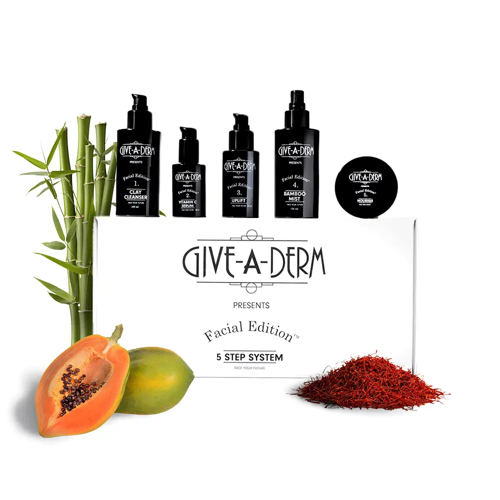 The Facial Edition™ System, Cleanser + Serum Bundle Set Skin Care Kits for Comprehensive Skincare Routine