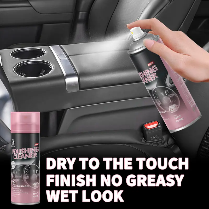 DONKEYPRO  Car Detailing Multi Purpose Dashboard Cleaner 15OZ Vinyl car stuff ,Anti-Oxidation All Surfaces with SiO2 Technology Protectant Spray