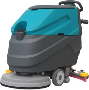 Walk-behind Floor Scrubber Machine, 22" Cleaning Width, 31.5" Suction Width, 18.5-gal Sewage Tank, 15.9-gal Water Tank, 32000 Sqft/h Cleaning Capacity, cleaning machines