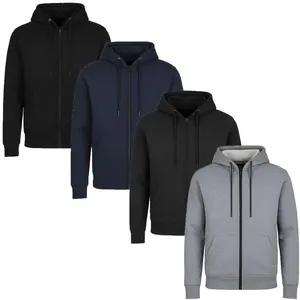 Men’s 3-Pack Fleece-Lined Full-Zip & Pullover Hoodies