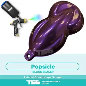 Popsicle Painted Sample (Black Ground Coat)