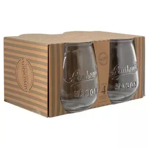 Mason Jar Glasses set of 4