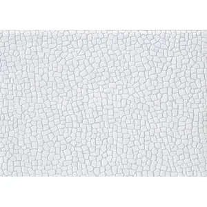 Miniature Cobblestone Path Pavement Sheet Blue Gray Tint Embossed Stone Floor