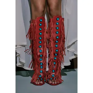 AZALEA WANG AMADEO RED SANDAL