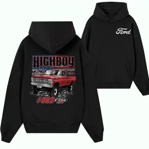 Ford Highboy Hoodie 1971 F-250, Vintage Ford Truck Sweatshirt, Classic Highboy Pickup Hoodie, Retro Mechanic Gift for Men & Truck Lovers