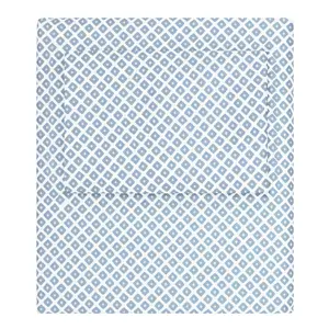 French Blue Diamonds Fitted Sheet