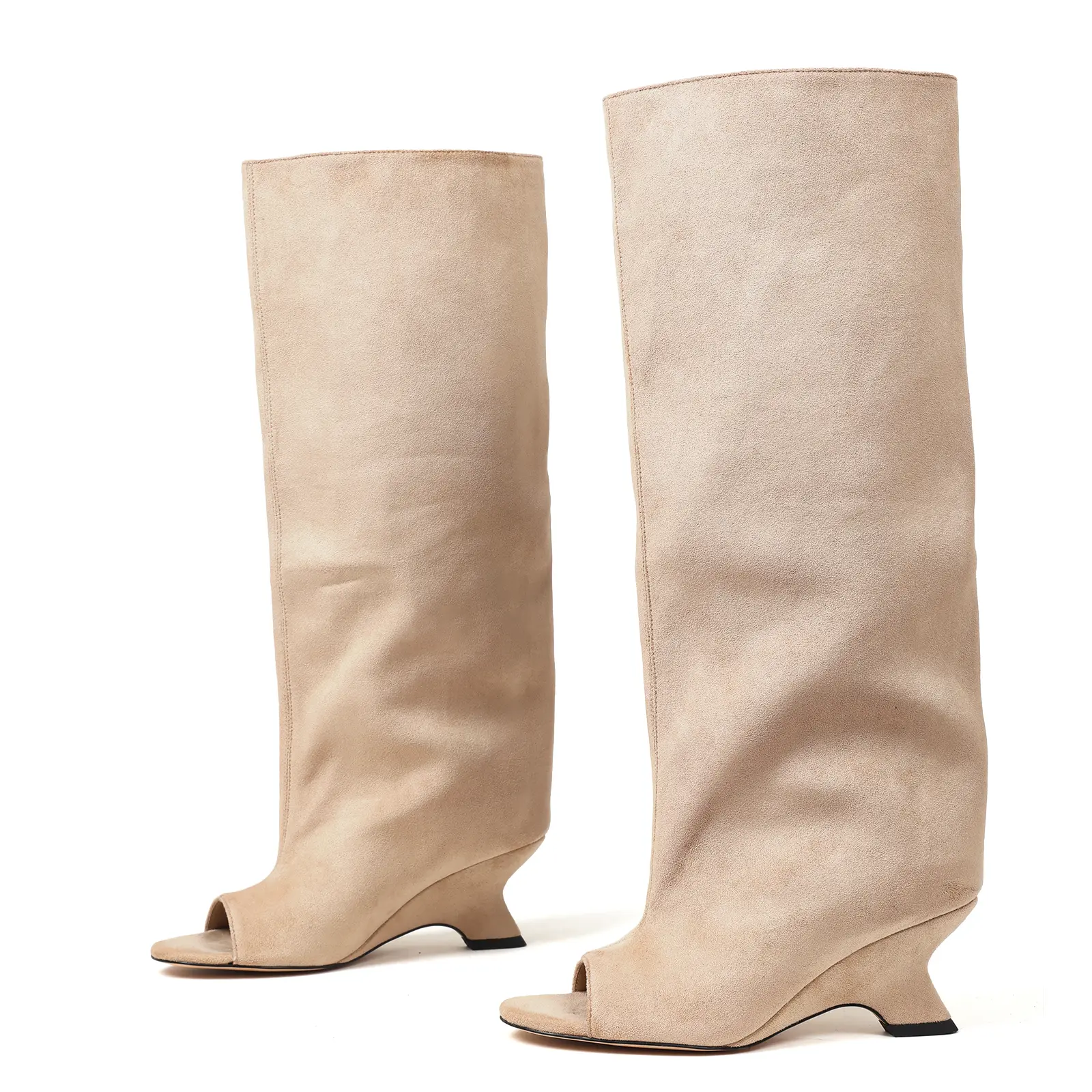 Apricot suede
