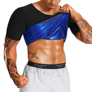 Men's Heat-Trapping Sauna Effect Shirt | Compression Activewear for Workout Support