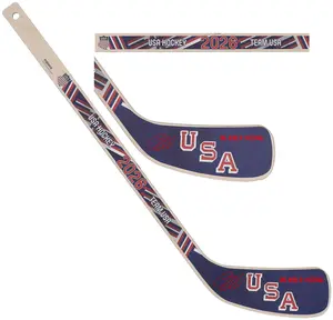 J.T. Miller Team USA Autographed 2026 Olympic Mini Wood Stick with "26 Gold Medal" Inscription - Fanatics Authentic Certified