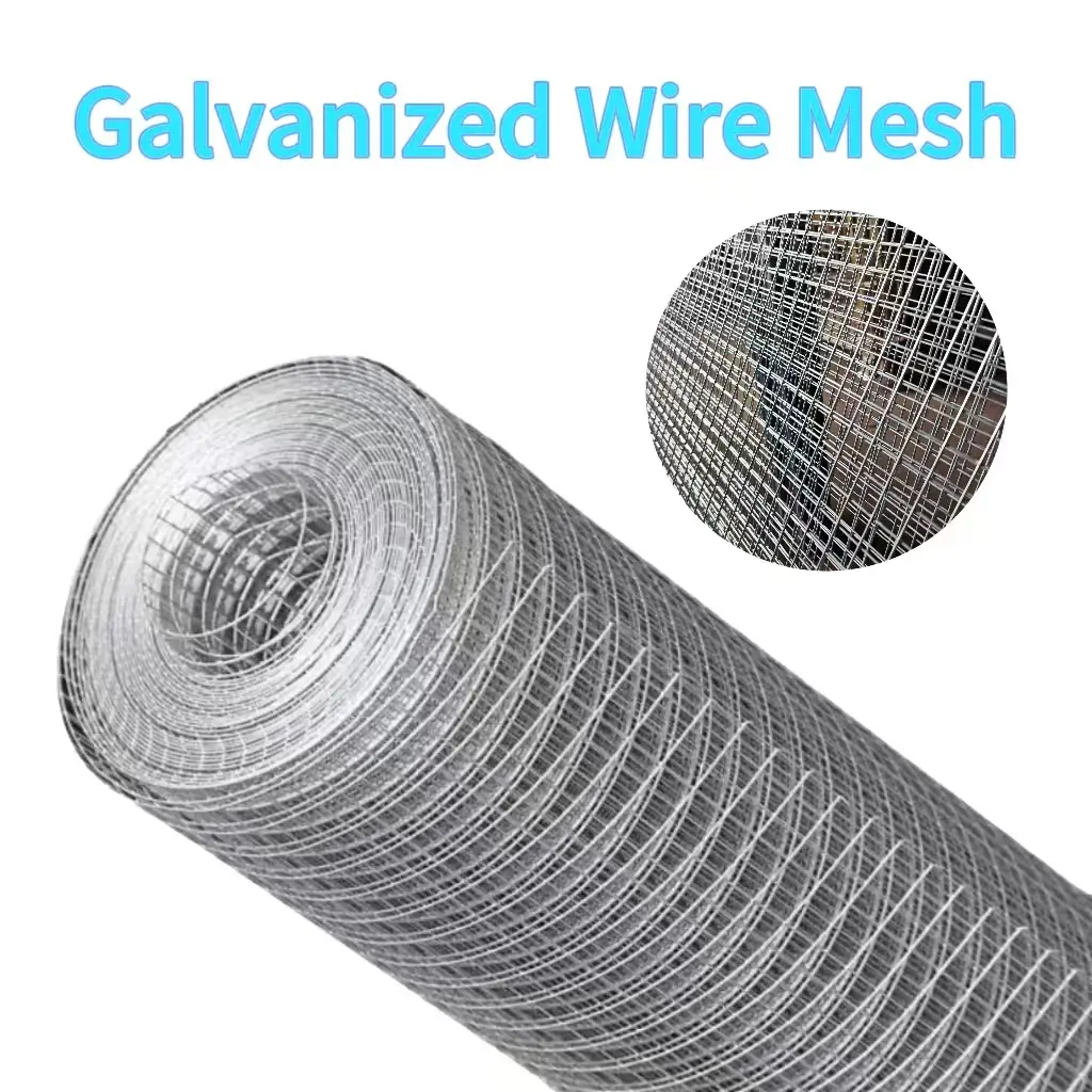 Galvanized Wire Mesh 11.8inch High x 118inch Long for Chicken Coops and Rabbit Habitats Durable Rust Resistant Pet Enclosure Animal Fencing Securing Wire