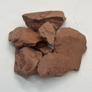 100% Natural  Narat Red Kaolin Clay | Edible Clay Lump & Chunks, Zero Additive, Hard Texture Mild Sticky When Wet - 200g(7oz)