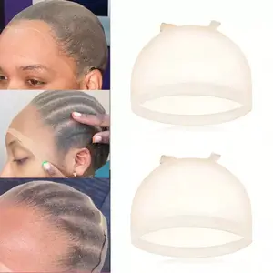 LRV Hair (Mi Yun Cang)HD Wig Cap for Lace Front Closure Wigs Soft & Breathable Transparent Invisible Elastic Wig Cap 2PCS SET