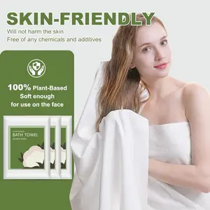 Disposable Bath Towels, 55” x 27.5” Ultra Soft Quick Dry Body Towels For Hotels Camping Beach Swimming Gym Sauna Spa Personal Care Pet Towels