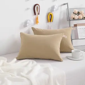 NTBAY Mini Travel Pillows, Down Alternative Pillows, Machine Washable - Soft and Breathable Travel Small Pillows for Sleeping, Ideal for Daycare, Crib, Cot, Gift, Springtok