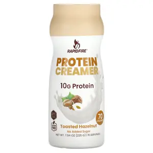 RAPIDFIRE Protein Creamer, Toasted Hazelnut , 7.94 oz (225 g)