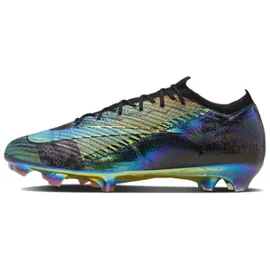 Nike Mercurial Vapor 16 Elite SE HG Football Cleats for Men and Women in Holographic Black Trending Shoes, House White Official Shoes to Get / Maison Mihara