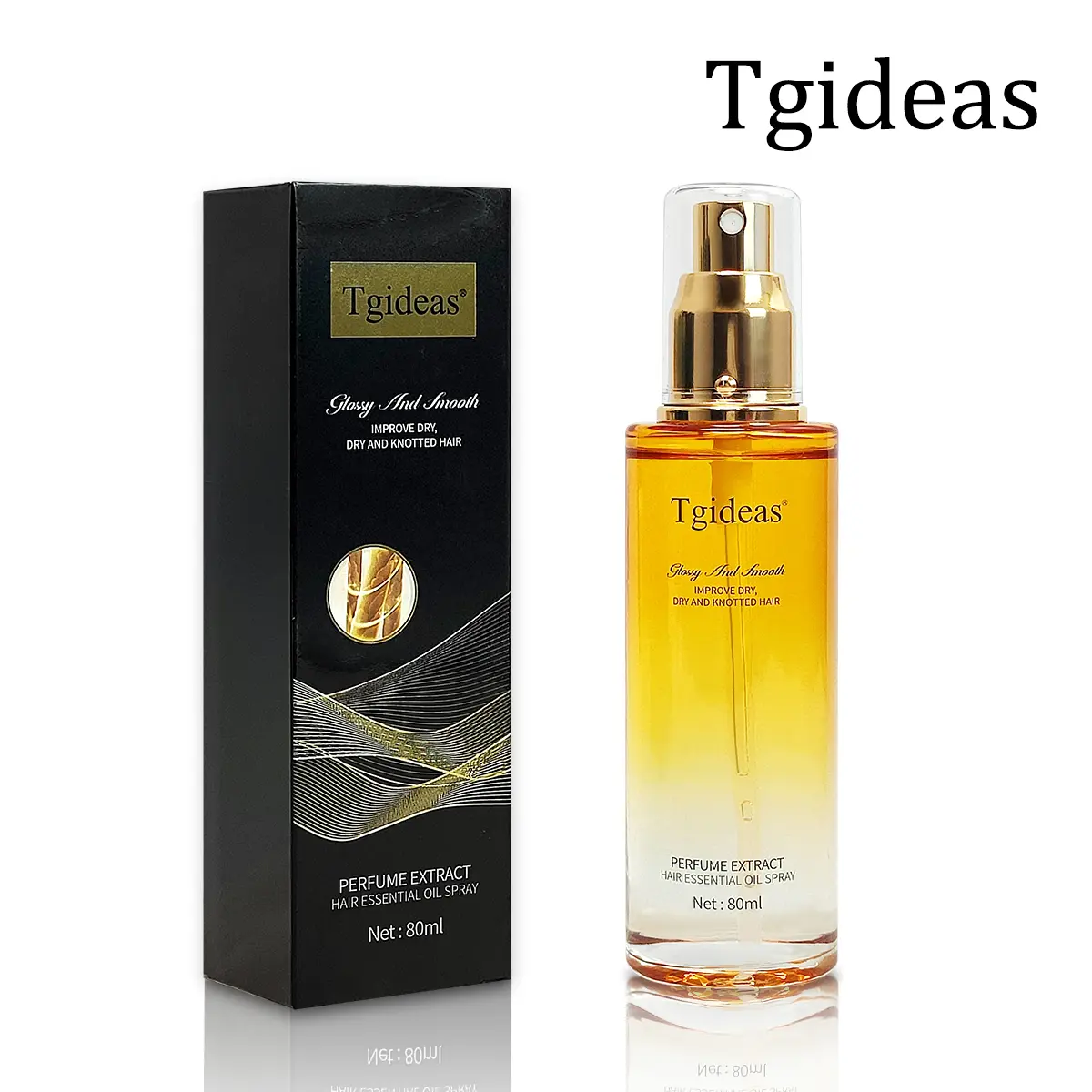 Tgideas 80ml Conditioning Oil Spray Scalp & Hair Strengthener Leave-In Conditioner Comforting Silicone-Free Hair Oil Water-Soluble Formula Lightweight for Fine and Soft Hair #SummerWins #DealsForYouDays
