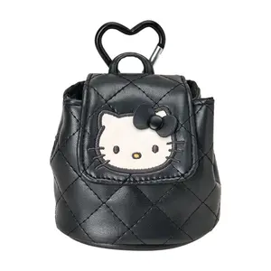Hello Kitty Black Mini Backpack Bag Charm (Mini Quilt Series)
