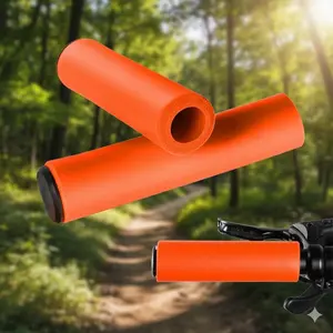 Upgrade Your Ride: Ergonomic Non-Slip Bike Grips - Soft Foam Handlebar Grips for Mountain, Road & Commuter Bicycles. Enhance Comfort, Safety & Control. Perfect Cycling Accessories for Bike Modification.