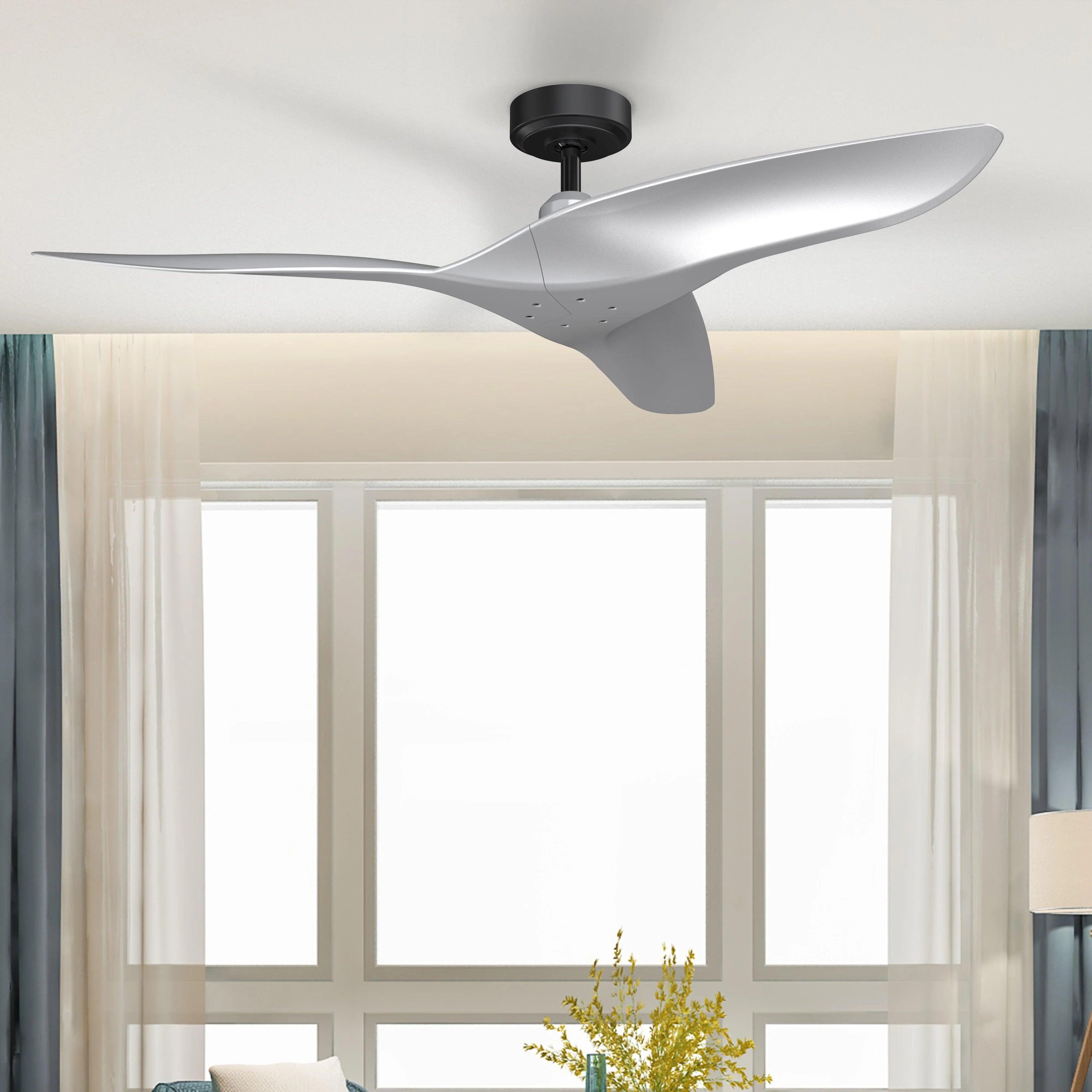 52" Punjab Industrial DC Motor Ceiling Fan with Remote Control Downrod Mount