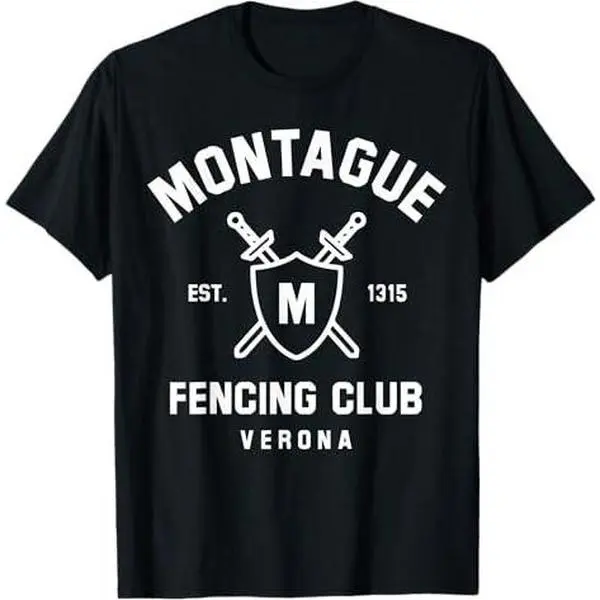 Montague Fencing Club - Shakespeare - Romeo Juliet T-Shirt