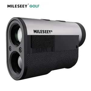 Mileseey GPF12 Laser Golf Rangefinder 660Yd Range Flag Lock Vibration Slope Switch 0.3s Quick Measurement 6x Magnification Magnetic Mount Outdoorfun Golf Accessories Golf Cart