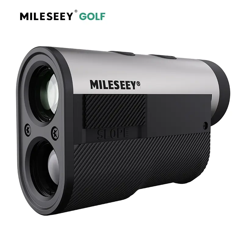 Mileseey GPF12 Digital Golf Rangefinder, Compact Golf Equipment with Magnetic Mount, Slope Switch & Flag Lock with Vibration, 660yd Range, USB-C Rechargeable Lithium Battery