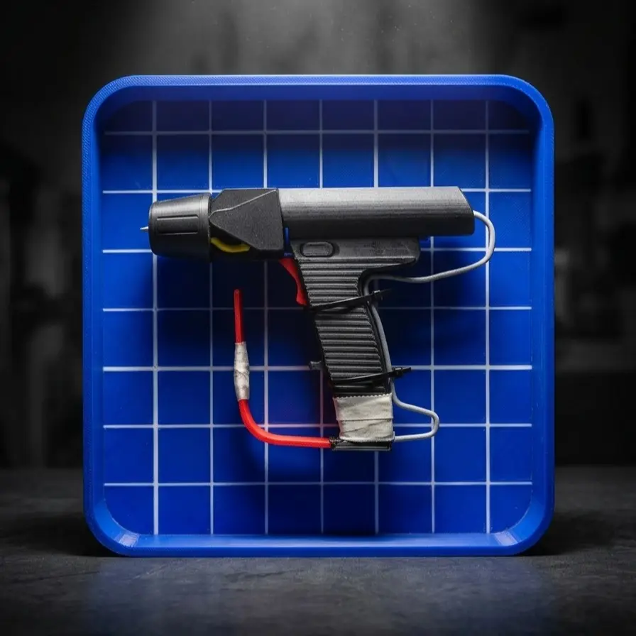 Arc Raiders Inspired Snaphook Prop Collectible with Blueprint Display