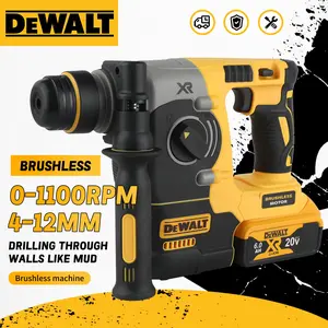 DEWALT DCH273 20V Cordless Rotary Hammer | 2.1J Powerful Impact | SDS-PLUS Brushless | Concrete Drilling Tool