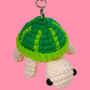 Handmade Crochet Keychains Turtle Design Colorful Personalized Unique Playful Boho Style for Decoration Personalization with Fun Elements - Diy