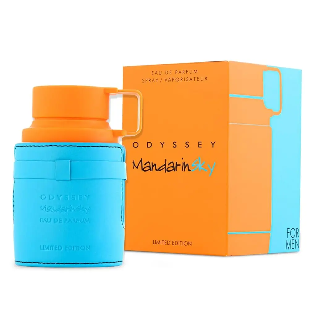 Armaf Odyssey Mandarin Sky Limited Edition for Men Eau de Parfum Spray, 3.4 Ounce Armaf Odyssey Mandarin Sky Limited Edition for Men Eau de Parfum Spray, 3.4 Ounce