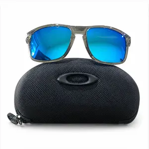 Hoolbrook Polarized Sunglasses Blue Mirror Lens Smoke Transparent Frame UV400 Driving Beach Fishing Shades