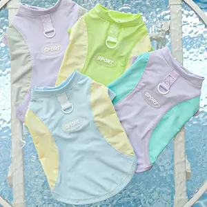 Spring and Summer Dog Supplies Cat Ice Silk Vest for Small and Medium Dogs Outdoor Sun Protection Dog Clothes Pet Clothes