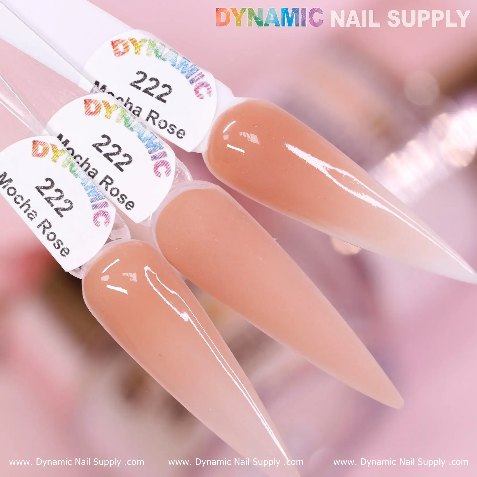 Mocha Rose - Nude Acrylic Powder (#222) Chocolate tone cover acrylic