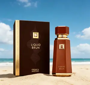 Fragrance World French Avenue Liquid Brun EDP 100ml Spicy Vanilla Woody Long Lasting Men Perfume