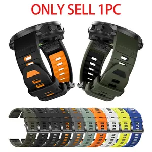 OFNRBRF 22/26mm Quick-Release Silicone Adjustable Watch Band Smartwatch Strap Compatible with Garmin Fenix 8 Amoled, Forerunner 965/955/945/935/970, Quatix 8 47mm