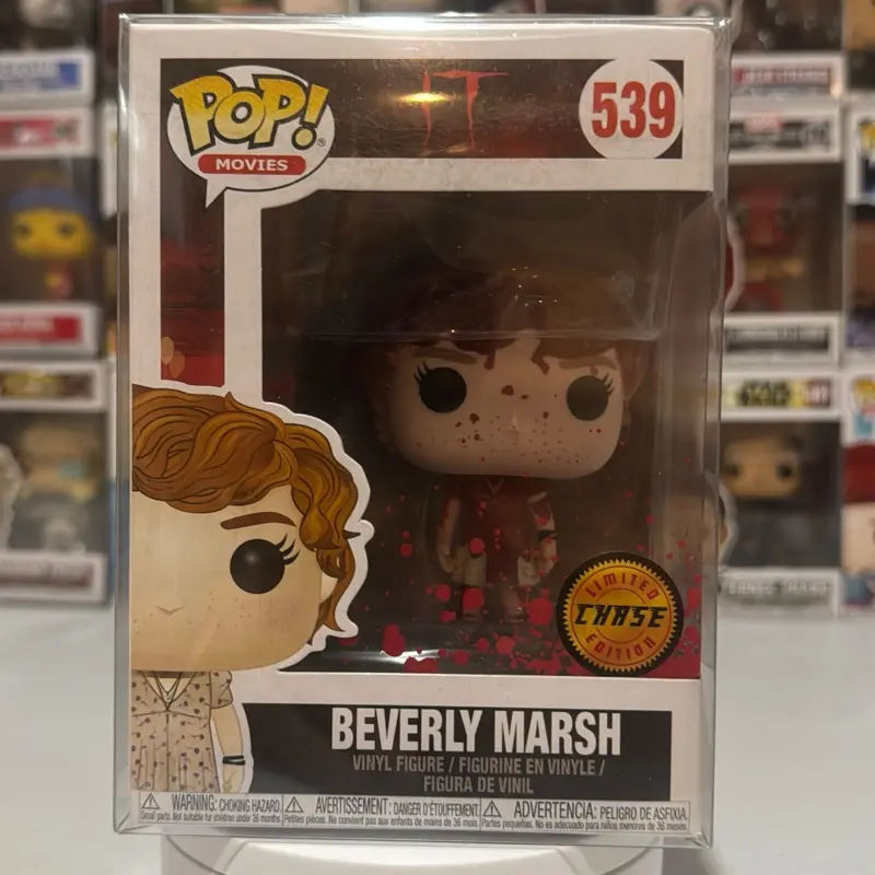 Beverly Marsh IT Movie Limited-Edition Chase Funko Pop Figurine - Toy, Single Doll, Figurines & Miniatures, Holiday Gift, Mix & Match Collectible