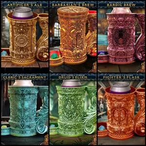 Tankard Tower – Eco-Forged Dice & Drink Holder for Tavern-Table Adventures