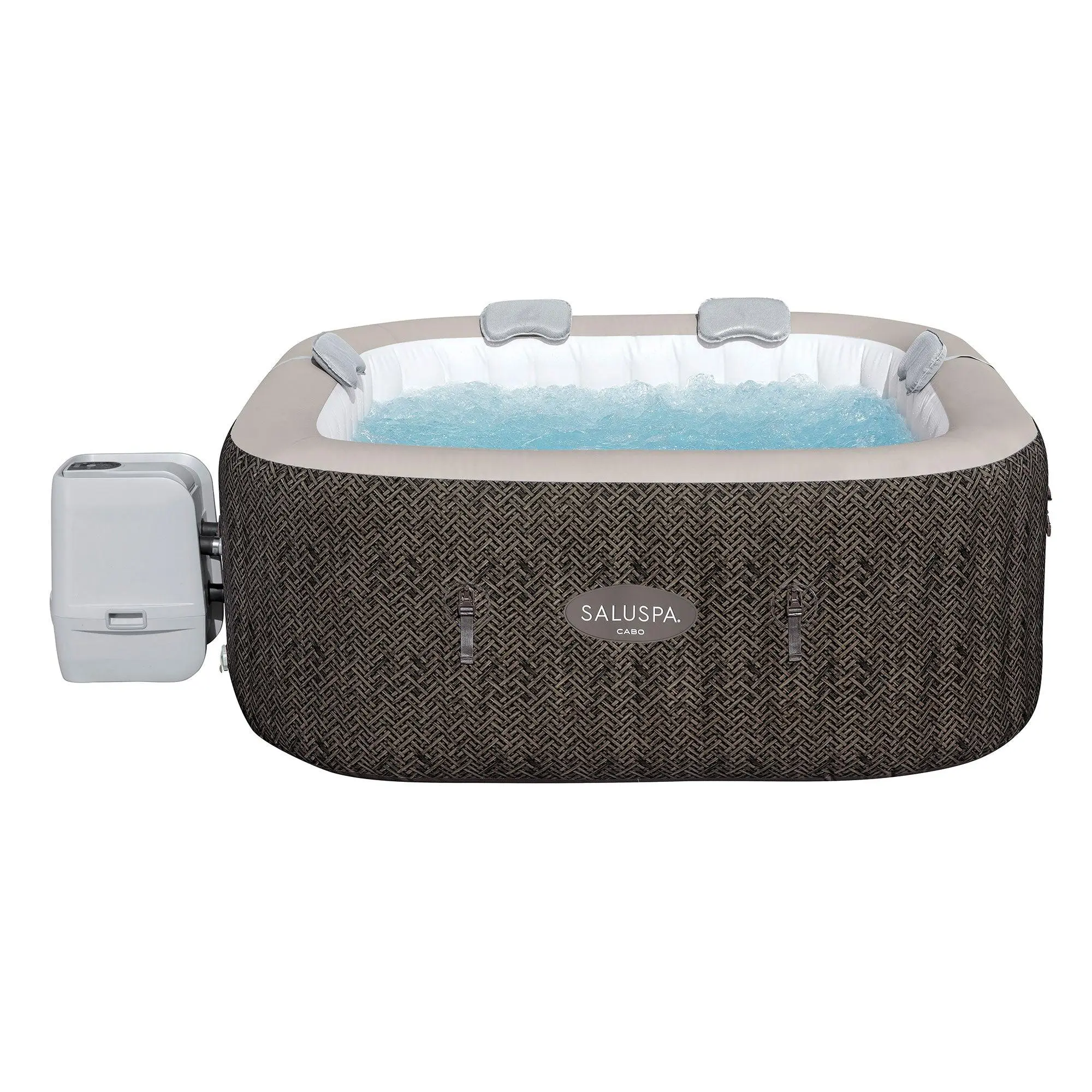 Bestway SaluSpa AirJet Inflatable Square Hot Tub with Soothing Jets