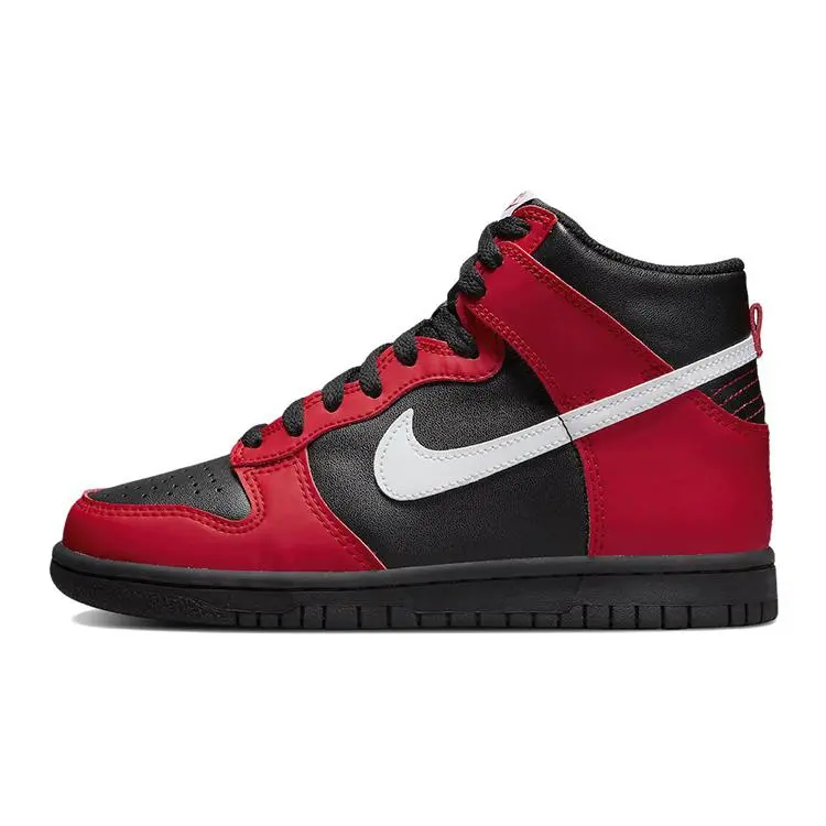 Nike Dunk High Deadpool GS High Top Lace-Up Casual Retro Skate Shoes for Kids, Men's DB2179-003
