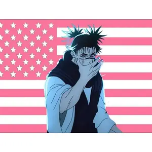 Pink anime Choso Tapestry, Fun Anime JJk Wall Decor,  Cotton Decorative boy room decor y2k room decor Light Linen Decoration boy room decor, Room Decorations, Lightweight