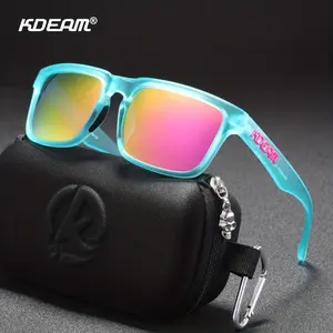 High Quality Original Brand Design KDEAM Polarized Square Shades For Men and Women With Original Case