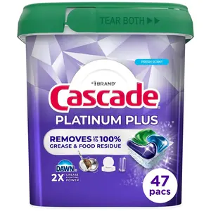 Platinum Plus ActionPacs with Dawn Fresh Scent Dishwashing Machine Detergent (47-Count)