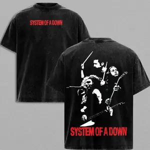 Vintage System of A Down Band T-shirt . SOAD T-Shirt , Music Graphic Tee, Rock Band Shirt, Retro Music Tee, Rock Music Lover Shirt, Vintage Band Shirts Casual Fabric Fit Top, Top Men's and Women's Clothing CMI