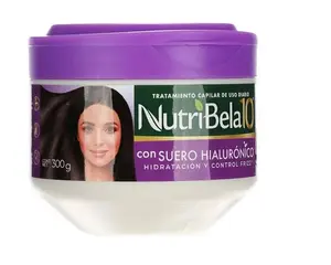 Hair repair Frizz and hydratation Control Nutribela 10 hair treatment 300gr with hyaluronic serum with 10 ingredients