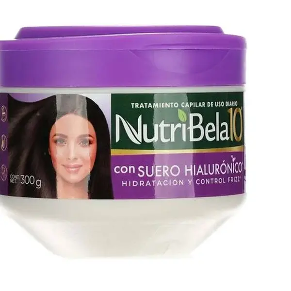 Hair repair Frizz and hydratation Control Nutribela 10 hair treatment 300gr with hyaluronic serum
