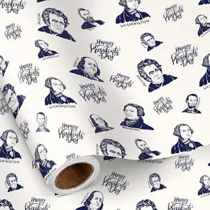 USA 250th Anniversary Wrapping Paper Roll - America's 250 Years Celebration Gift Wrap