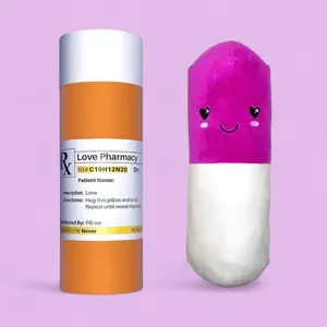 Funny Medical Pillow Gift | Nurses & Doctors Humor | Healthcare Pun Decor | Hospital Staff Appreciation Present | Cute Soft Pill Plushie